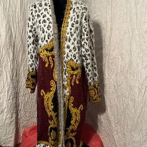 Long, soft cardigan. 2x